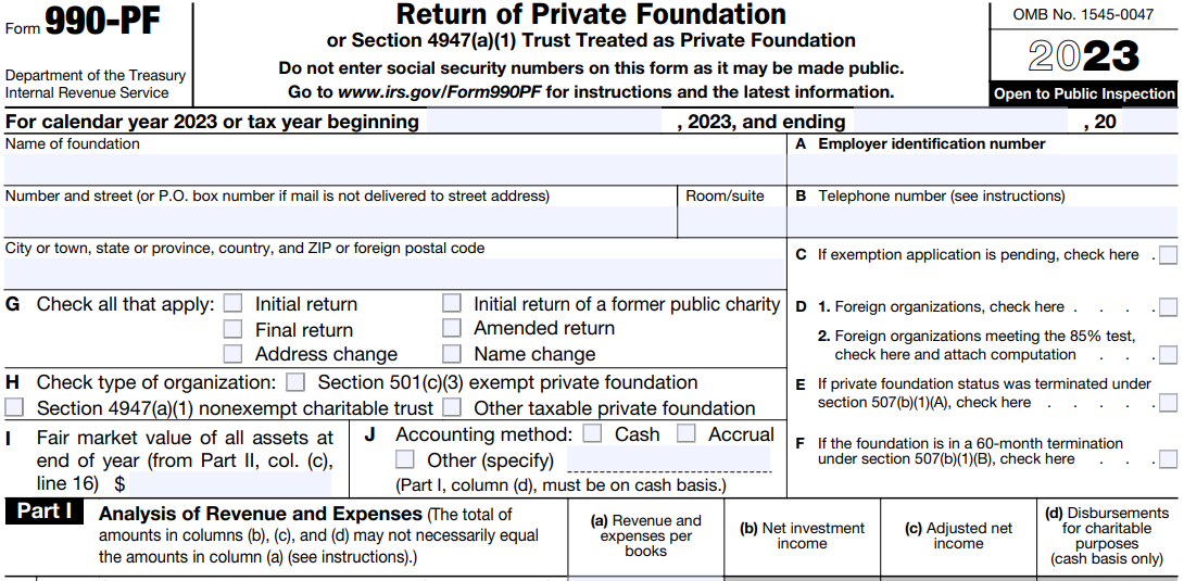 form 990-PF